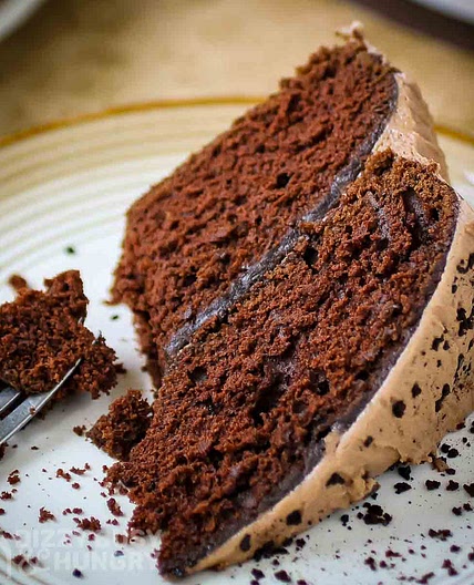 Mocha Hazelnut Cake with Hazelnut Buttercream