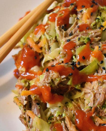 One-Pot Keto Egg Roll in a Bowl