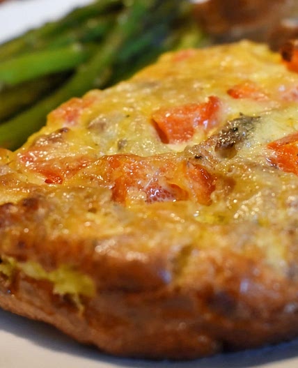 Pork and Pepper Crustless Quiche