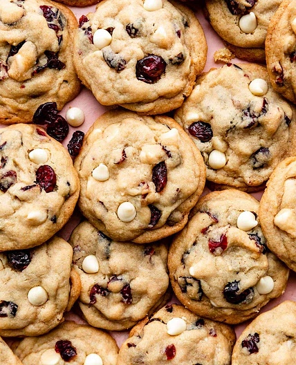 Soft-Baked White Chocolate Cranberry Cookies