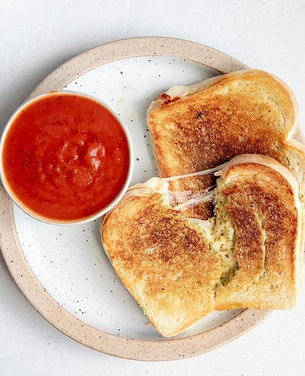 Pesto Grilled Cheese