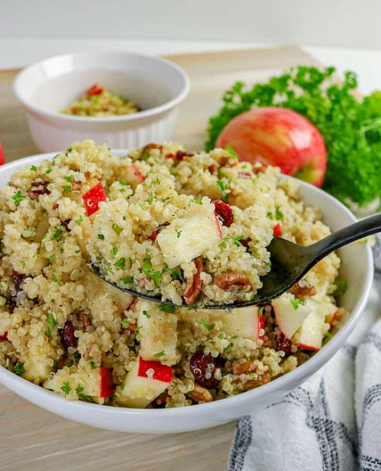 Cranberry Apple Quinoa Salad Recipe