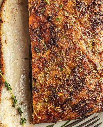 Garlic and Herb Crusted Pork Belly