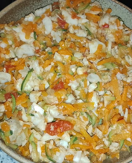 Poisson aux legumes