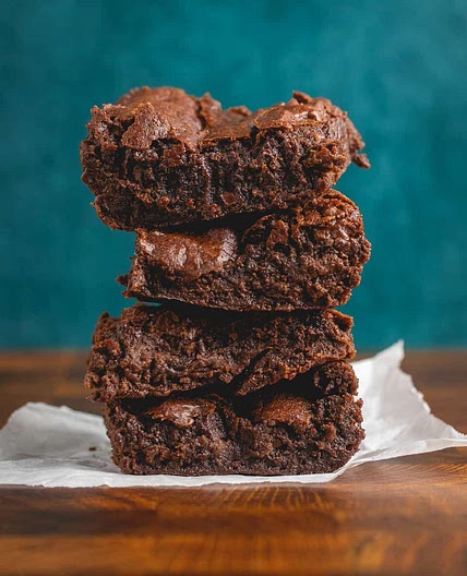 Triple Chocolate Vegan Brownies