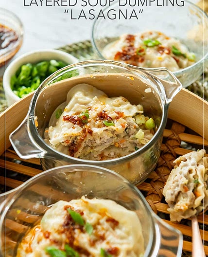 Layered Soup Dumpling “Lasagna”