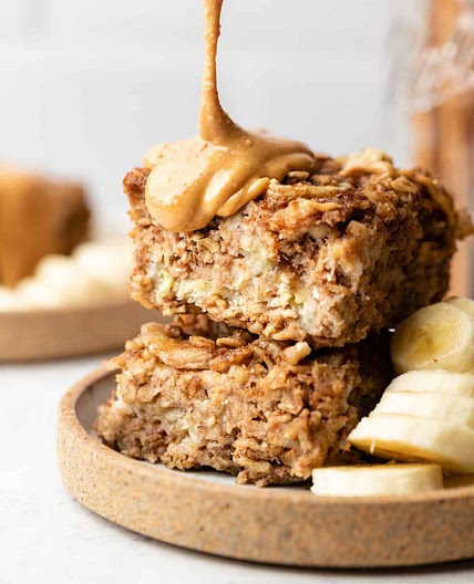 Banana Bread Baked Oatmeal