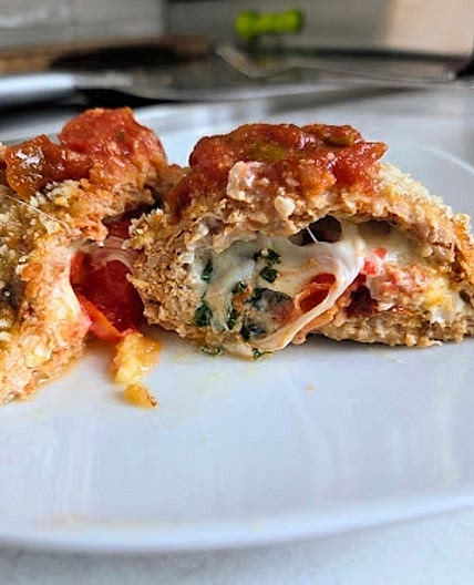 No Dough Chicken Calzone