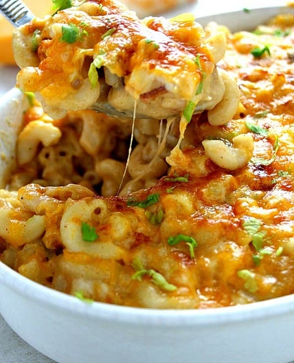 Queso Mac and Cheese with Bacon