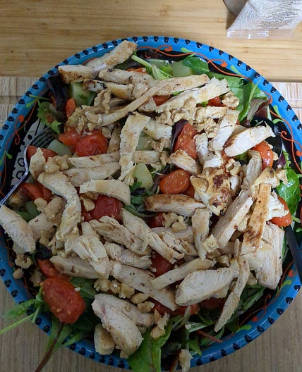 INSALATA DI POLLO, PATATE E NOCI