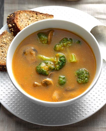 Mushroom & Broccoli Soup