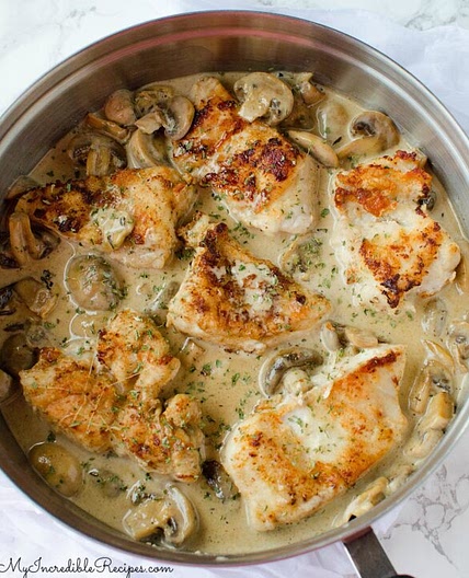 Creamy Asiago Chicken!