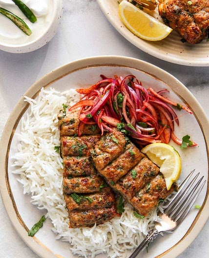 30-Minute Chicken Seekh Kebabs (Sheet Pan)