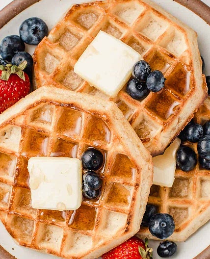 Sourdough Waffles or Pancakes