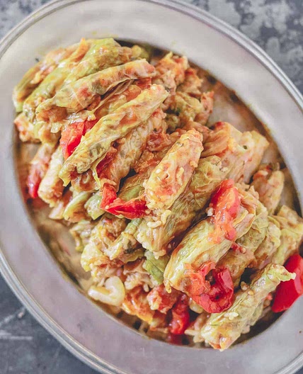 Vegetarian Stuffed Cabbage Rolls