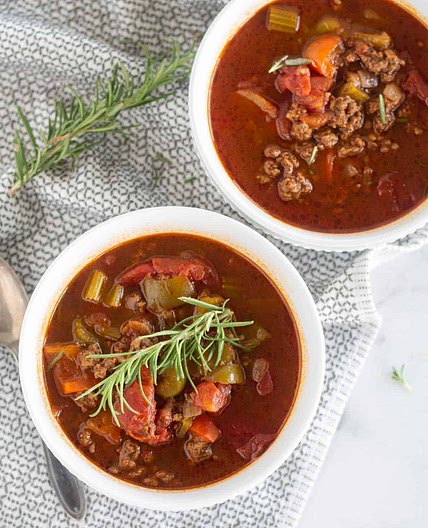 Keto Hamburger Soup