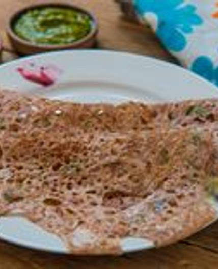Ragi Rava Dosa Recipe With Oats - Finger Millet & Oats Dosa Recipe
