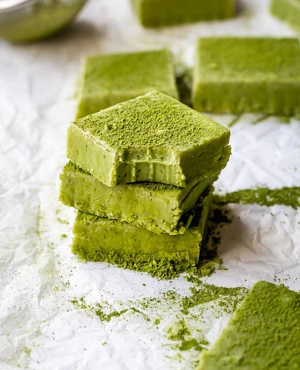 5-Ingredient Matcha Fudge