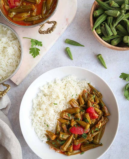 Bamya Middle Eastern Okra Stew