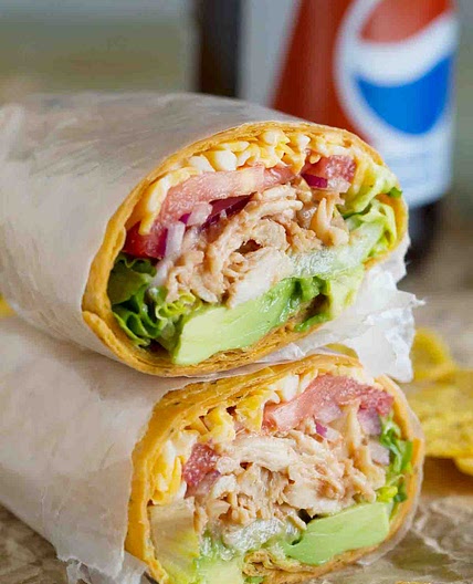 BBQ Chicken Wraps