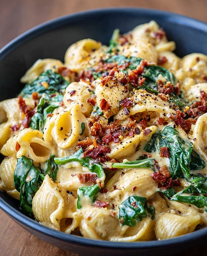 Creamy Tuscan Vegan Pasta