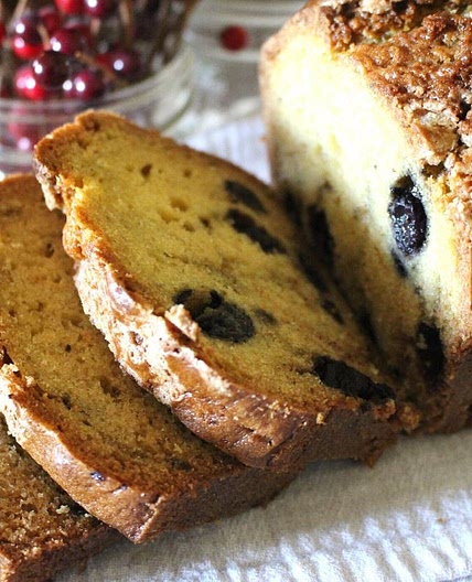 Einkorn Blueberry Bread