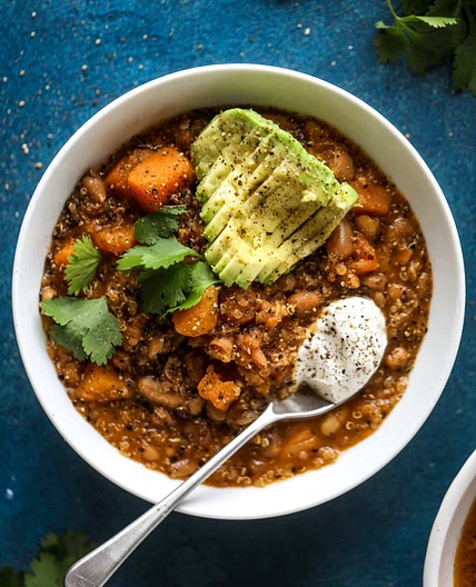 Butternut Squash Quinoa Chili