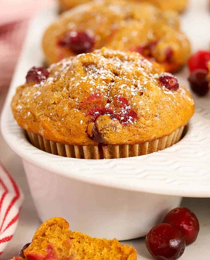 Pumpkin Cranberry Muffins