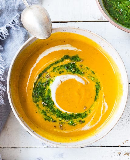 Carrot Soup with Chermoula