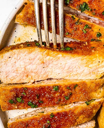 Oven Baked Boneless Pork Chops