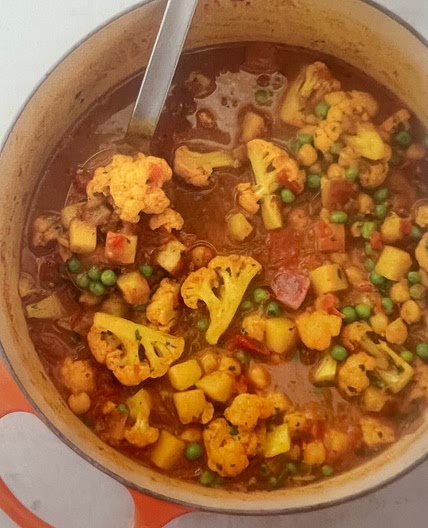 Indian-style vegetable curry