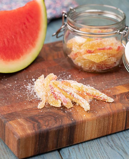 Watermelon Rind Candy (No dry method)