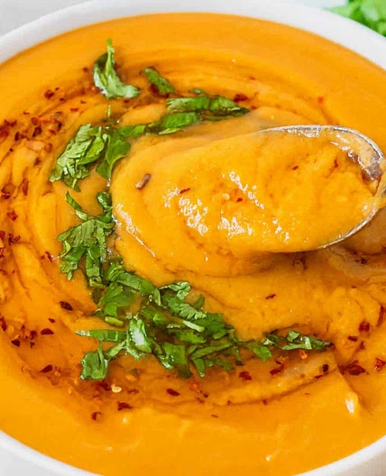 Creamy Red Lentil Soup (Easy One-Pot, High-Protein)