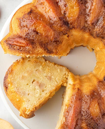 Peach Cobbler Pound Cake