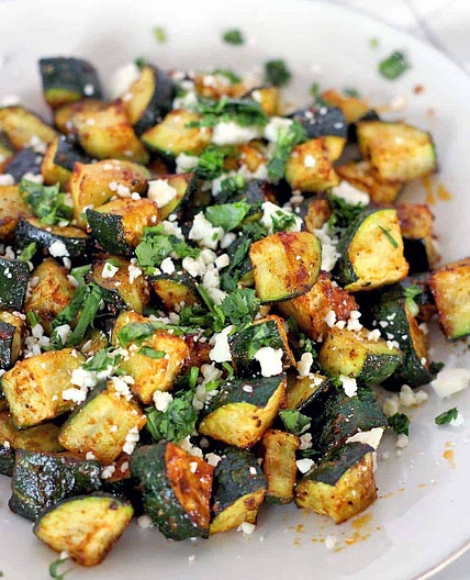 Roasted Mexican Zucchini