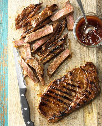 Grilled Marinated Ribeyes