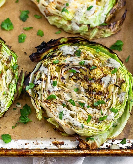 Grilled Cabbage Steaks