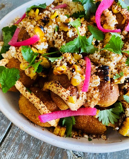 Mexican Street Corn Dog Nachos