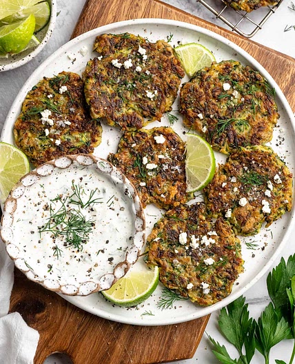 Gluten-Free Vegan Zucchini Fritters