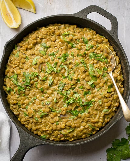 Creamy Green Lentil Dahl