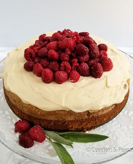 Olive Oil Cake With Limoncello Mascarpone Cream
