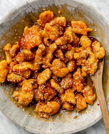 Crispy General Tso's Chicken (Oven & Air Fryer Method!)