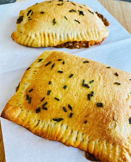 Chili Cheese Dog Calzones