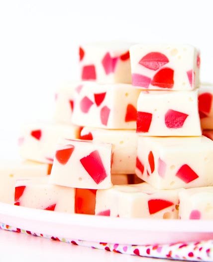 Easy Valentine's Day Nougat Candy