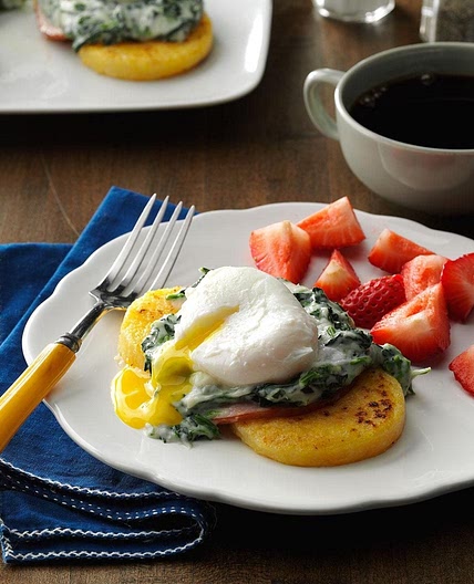 Poached Eggs & Polenta