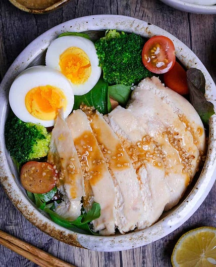 Japanese Chicken Salad (with Homemade Dressing)