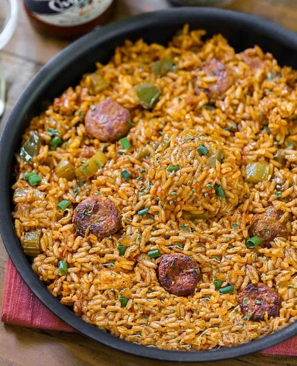 Creole Chicken and Sausage Jambalaya {From a NOLA Local}