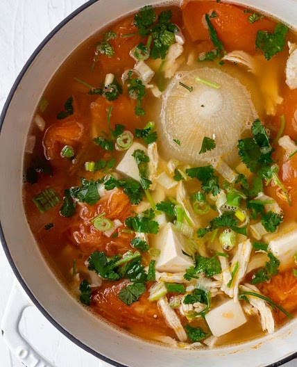 Vietnamese Chicken Tomato Soup