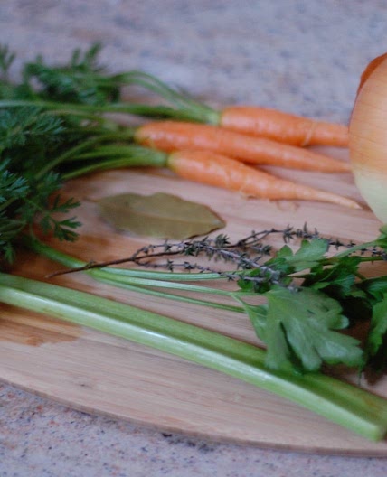 Overnight Chicken Stock in the Crock Pot