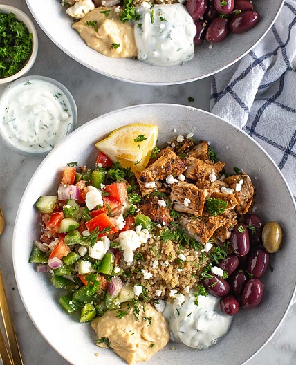 Greek Chicken Bowls